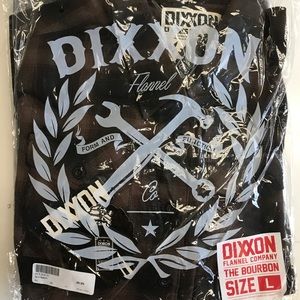 Dixxon flannel Bourbon women’s large NIB